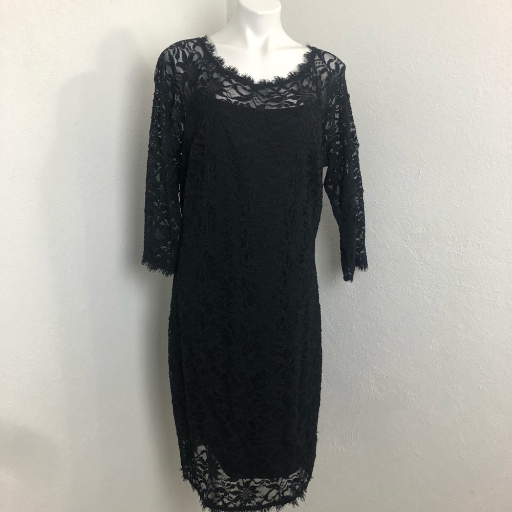 Torrid Black Lace Bodycon Dress